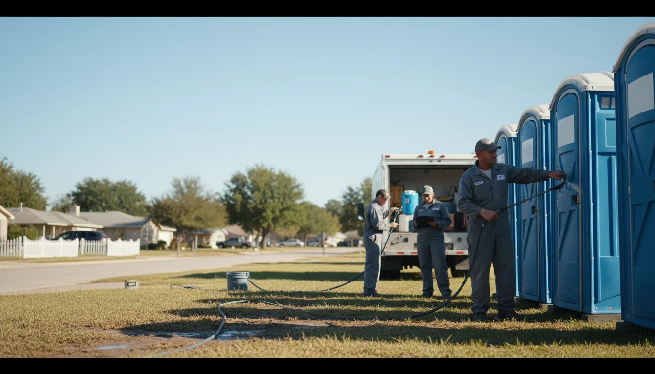 Long-Term Portable Toilet Rental in Glennville, GA near me